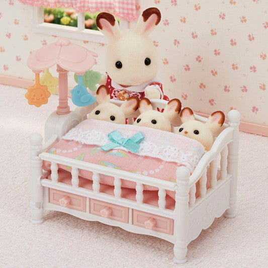 Calico Critters Crib w/ Mobile