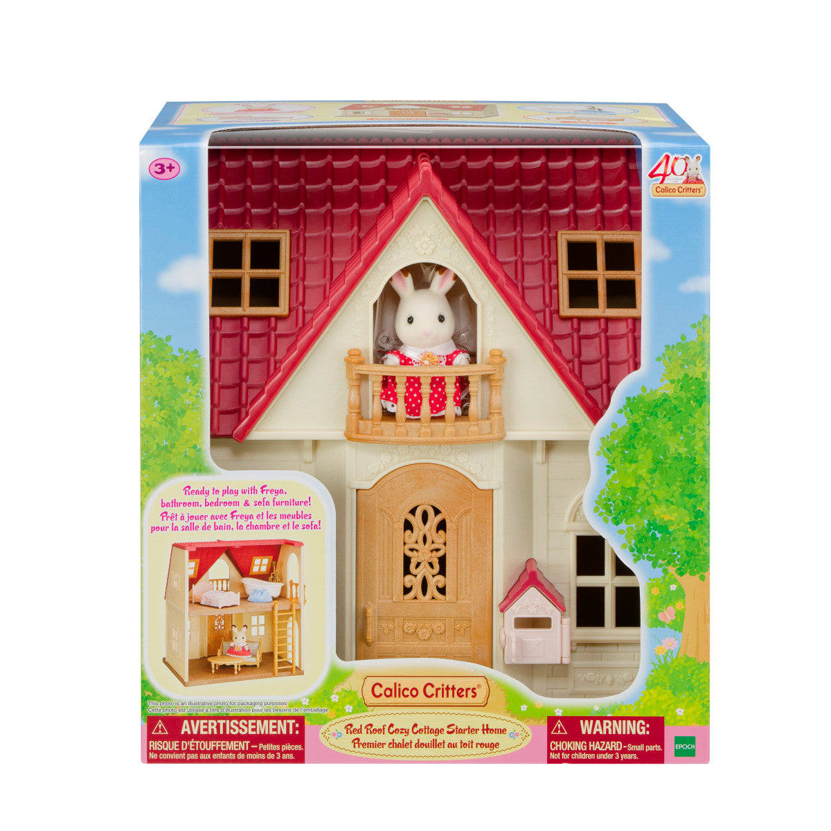 Calico Critter Red Roof Cozy Cottage Starter Home | Epoch