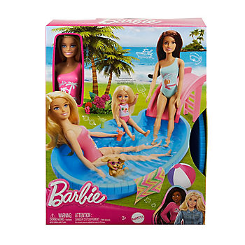 Barbie Pool & Blonde Doll Set | Mattel