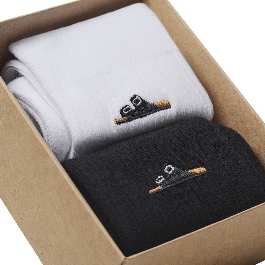 Birkenstock Unisex Cotton Rib Socks Multi Pack White Black - White Black / 39-41 / Standard