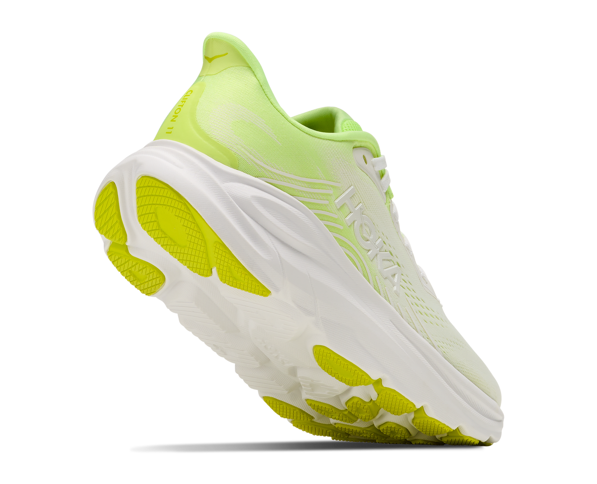 Hoka Women's Clifton 11 Frost Neon Yuzu - Frost / 6 / B