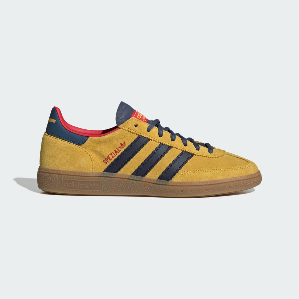 Adidas Men's Handball Spezial Hazy Yellow Collegiate Navy Preloved Ink KK3020 - Navy/Yellow / 5 / Standard