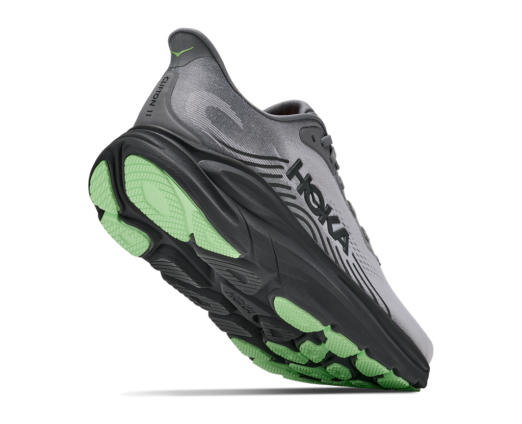 Hoka Men's Clifton 11 Galactic Grey Stardust - Grey / 8 / D