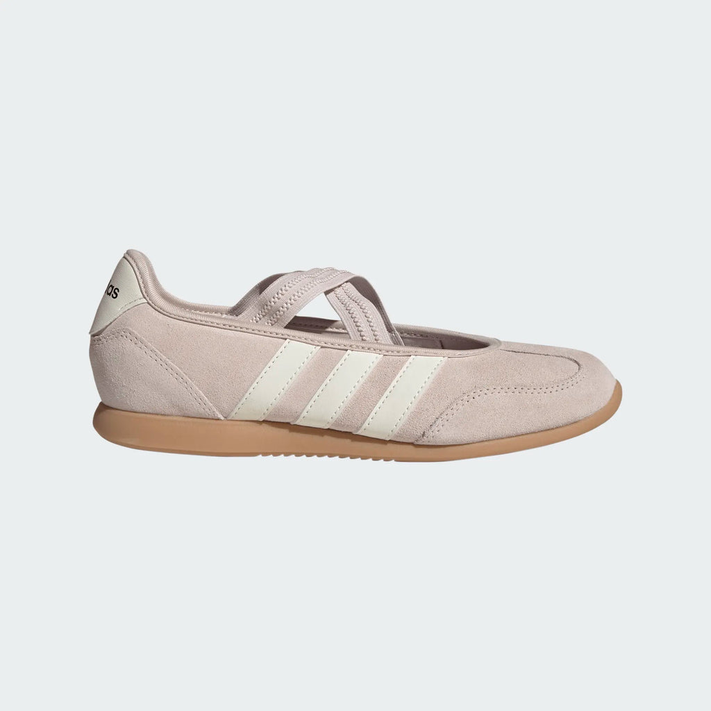 Adidas Women's Barreda Mary Jane Putty Mauve Off White Gum KJ2254 - White/Mauve / 6 / Standard