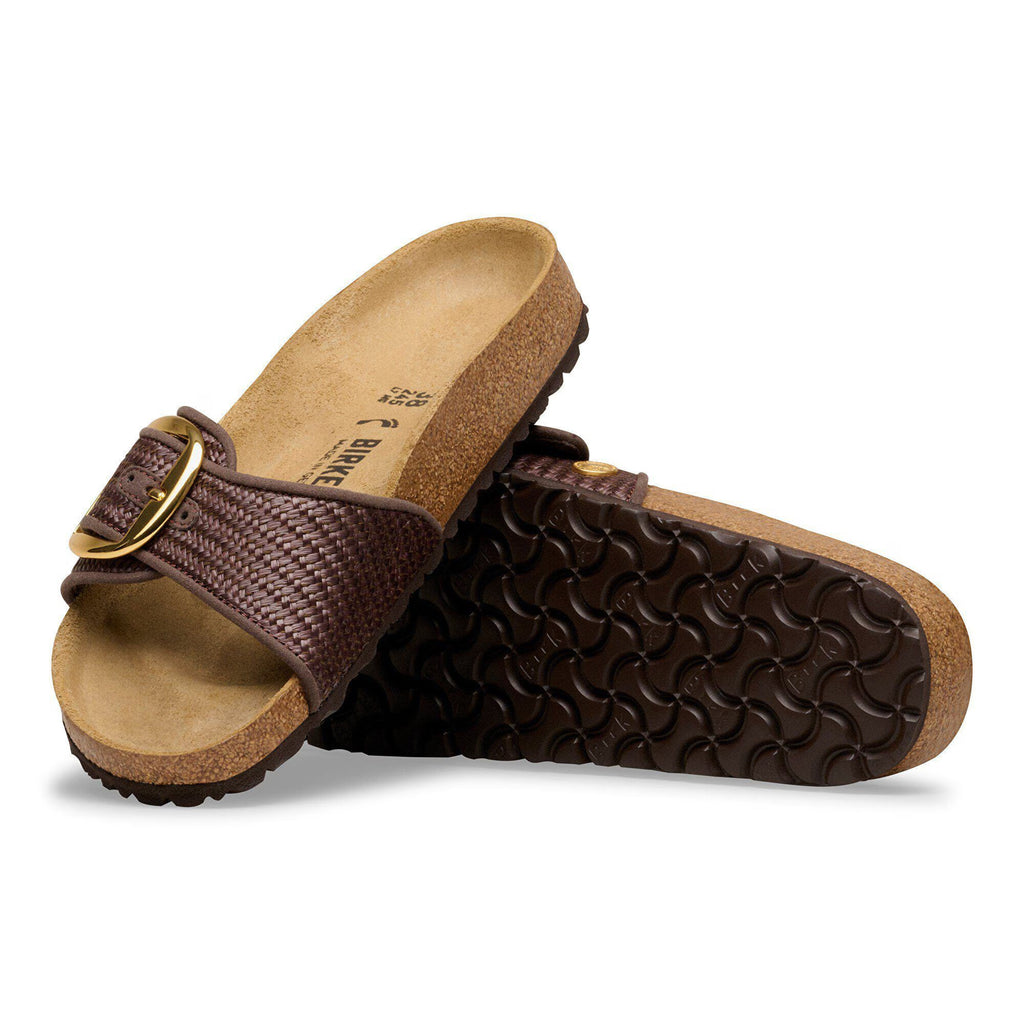 Birkenstock Women's Madrid Big Buckle Raffia Raffia Carafe 1031419 - Raffia / 37 / N