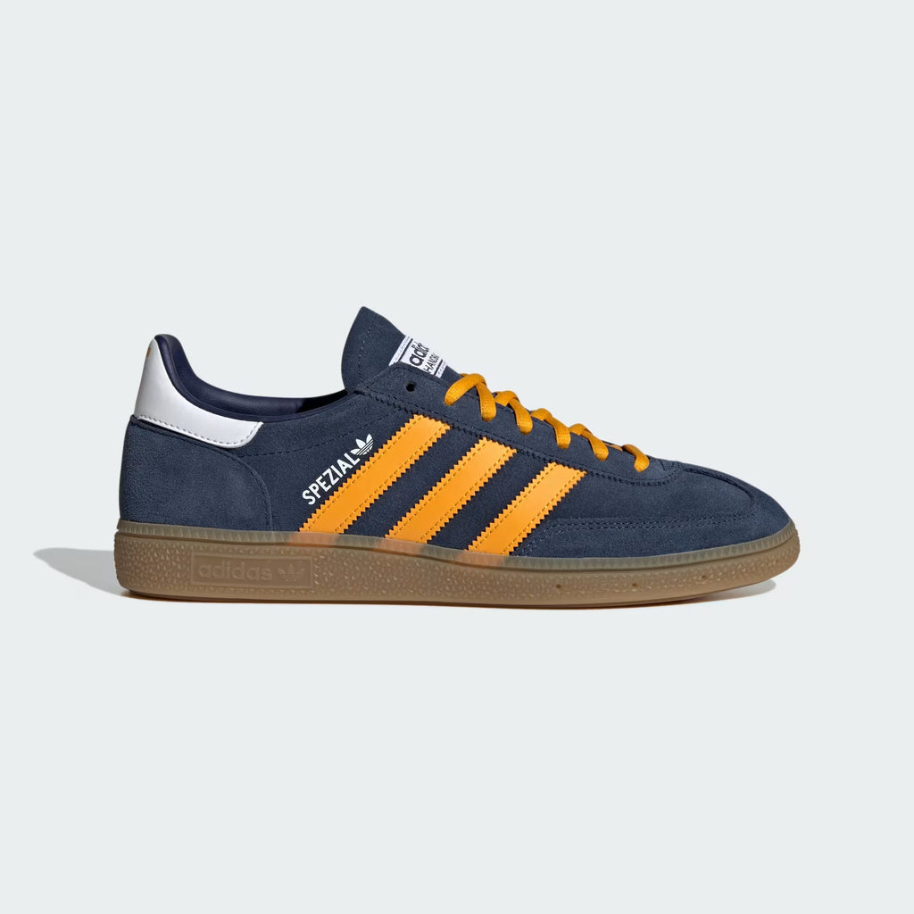 Adidas Men's Handball Spezial Team Navy Blue 2 Team Colleg Gold 2 Cloud White KK3041 - Cloud White / 5 / Standard