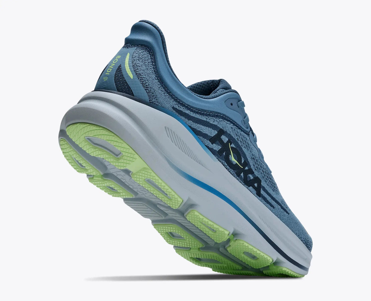 Hoka Men's Bondi 9 Downpour Thunder Cloud - Downpour Thunder Cloud / 8 / D