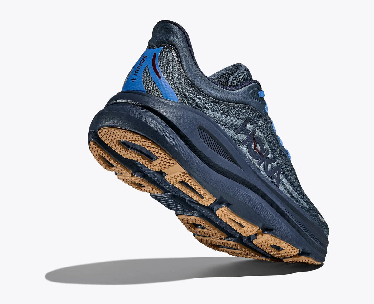 Hoka Men's Bondi 9 Faded Navy Slate Blue - Faded Navy Slate Blue / 8 / D