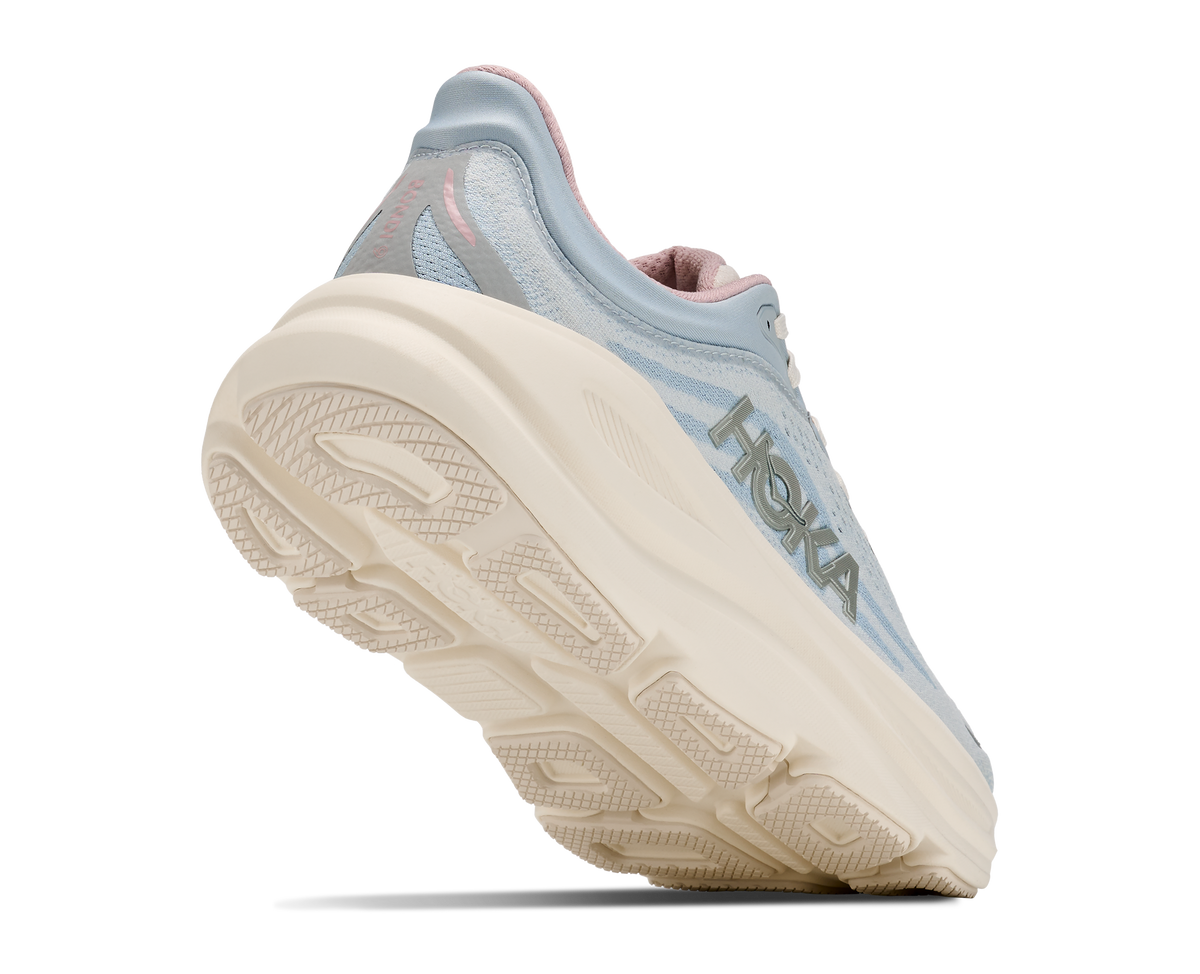 Hoka Women's Bondi 9 GLM Alabaster Mineral Blue - Alabaster Mineral Blue / 6 / B