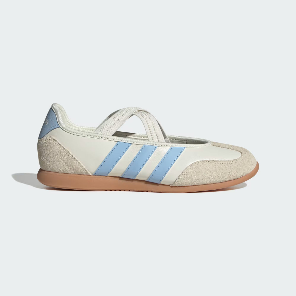 Adidas Women's Barreda Mary Jane Off White Glow Blue Gum KJ2247 - White/Blue / 7.5 / Standard