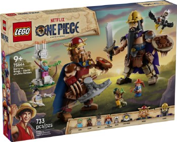 Dorry vs. Brogy Giants of Little Garden One Piece | Lego