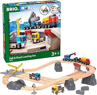 BRIO Rail and Road Loading Set