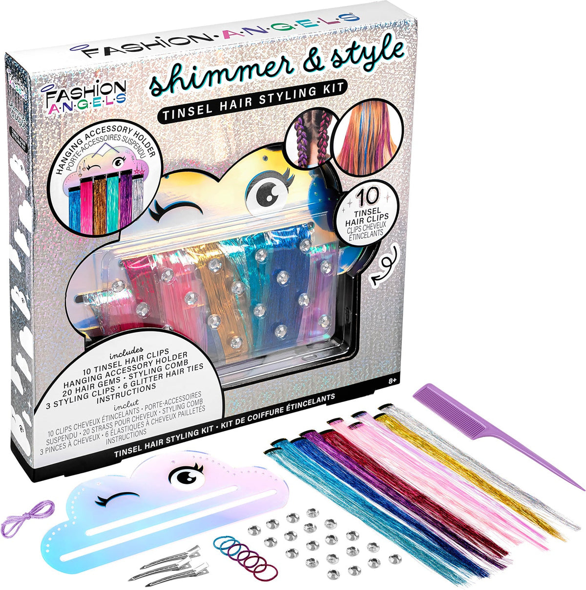 Fashion Angels Shimmer And Style Hair Styling Set