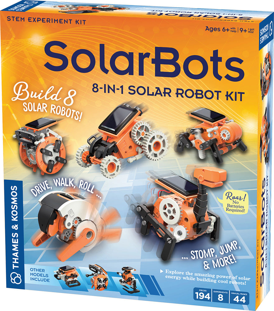 SolarBots 8 in 1 Solar Robot Kit | Thames & Kosmos