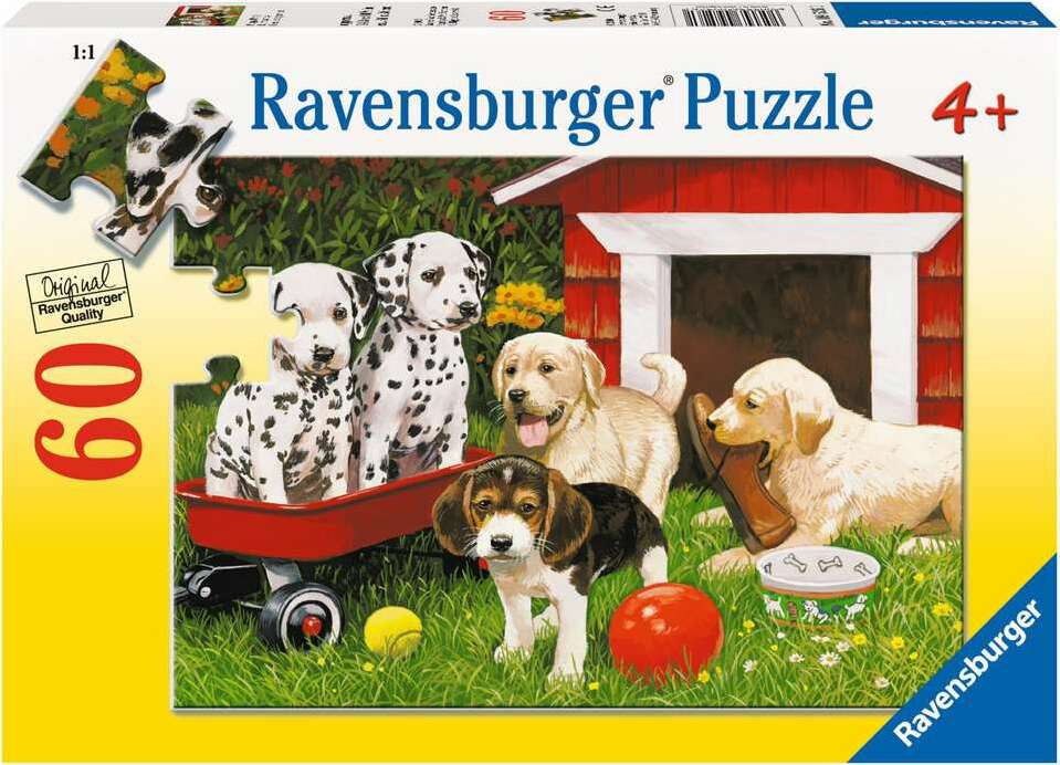 60 Piece Puppy Party Puzzle