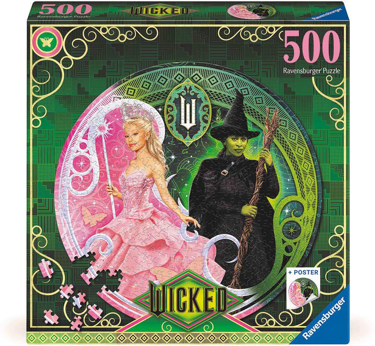500 Piece Round Puzzle, Wicked