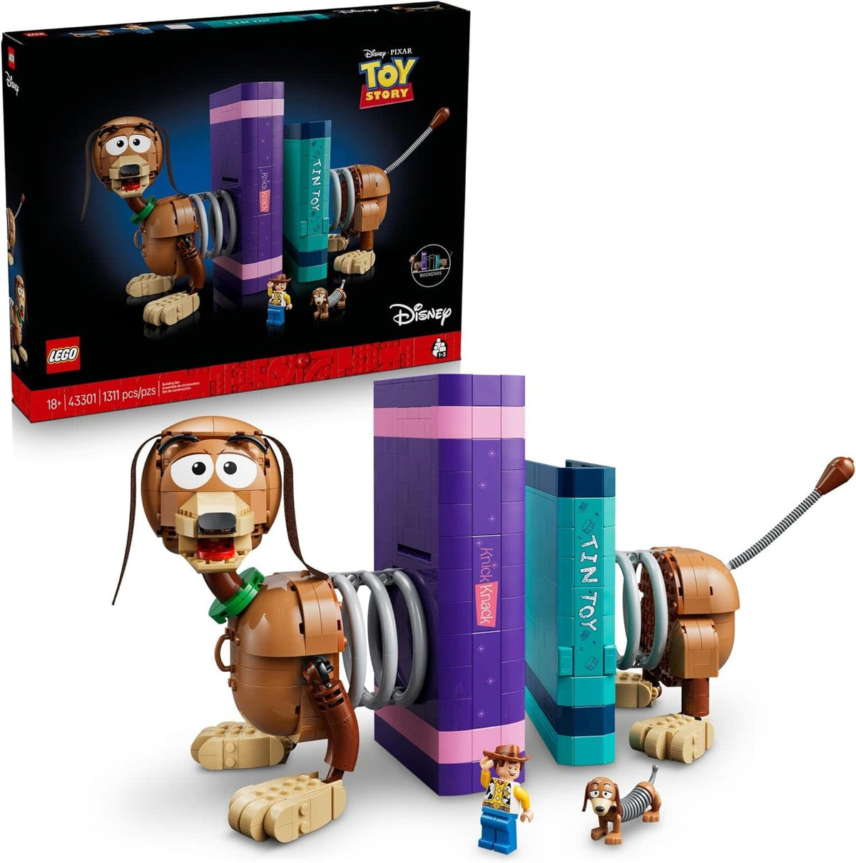 Toy Story Slinky Dog Bookends Disney Pixar | Lego