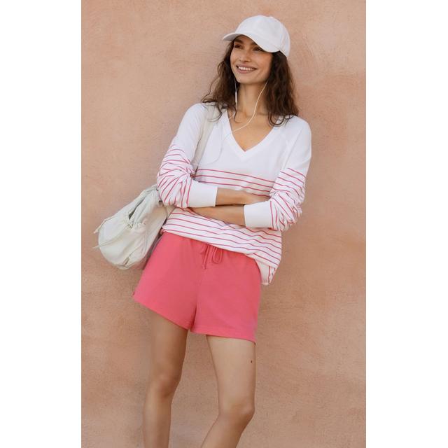 Activewear Women's Weekender Top Stripe V-Neck