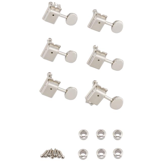 American Vintage Guitar Tuning Machines, Nickel (6)