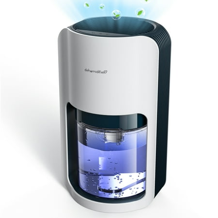 KLOUDIC 1200ml Ultra Quiet Dehumidifier with Automatic Defrosting for Home, 480 Sq ft