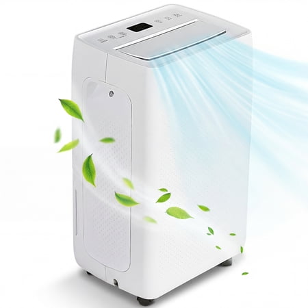 CONCETTA 30 Pint Dehumidifier for Basement and Large Rooms, 70 oz Water Tank, with Pump, Auto Shut-Off, and Intelligent Humidity Control